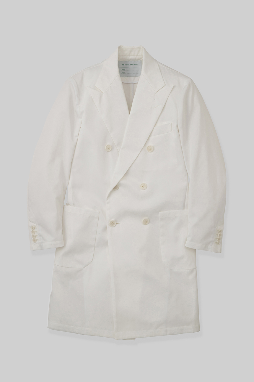 W Doctor Coat  / White